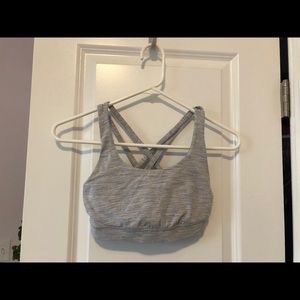 Striped Lululemon Sports Bra